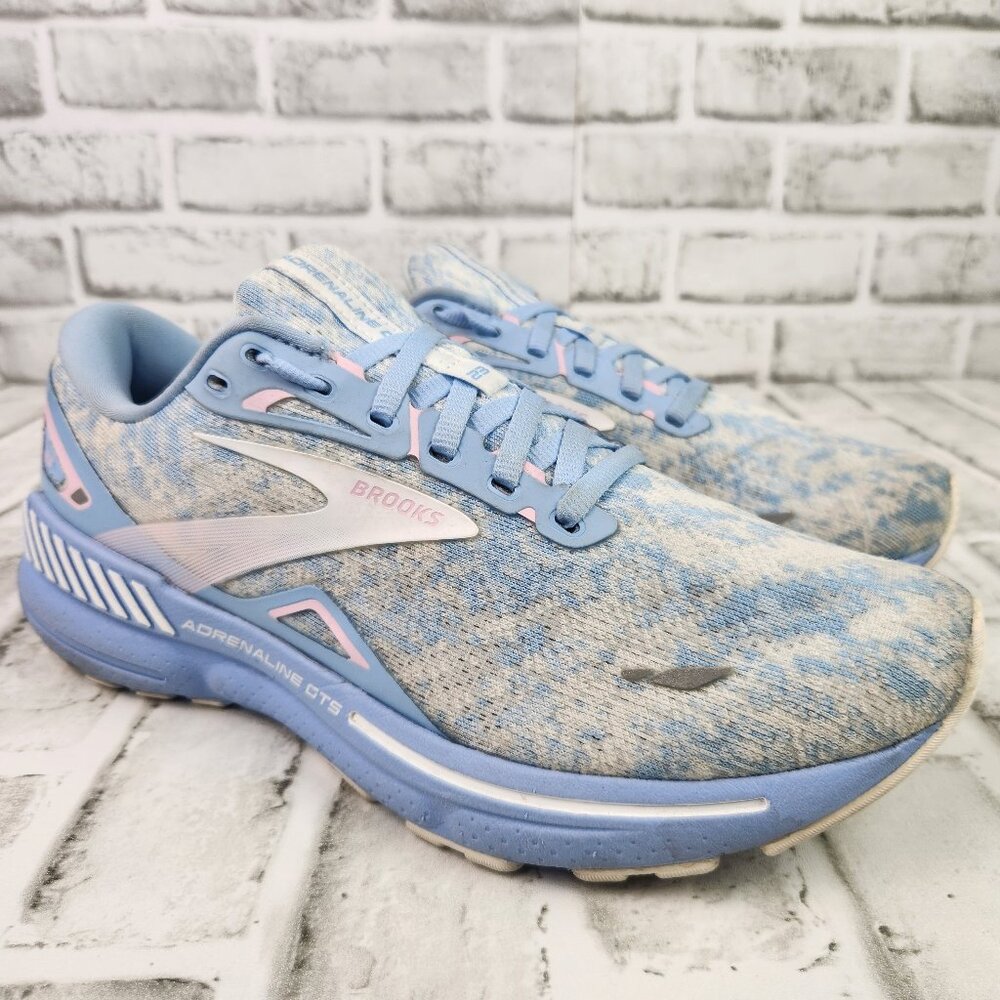 Brooks Adrenaline GTS 23 Women's Size 10 B Bluish Gray Athletic Running Sneakers